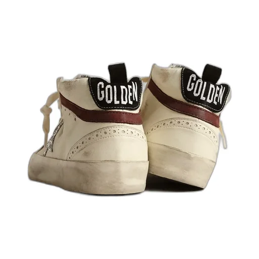 Golden Goose Deluxe Brand Mid Star Glittered Sneakers