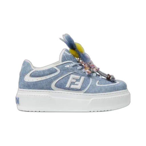 Fendi Match Platform Low-Top Sneakers