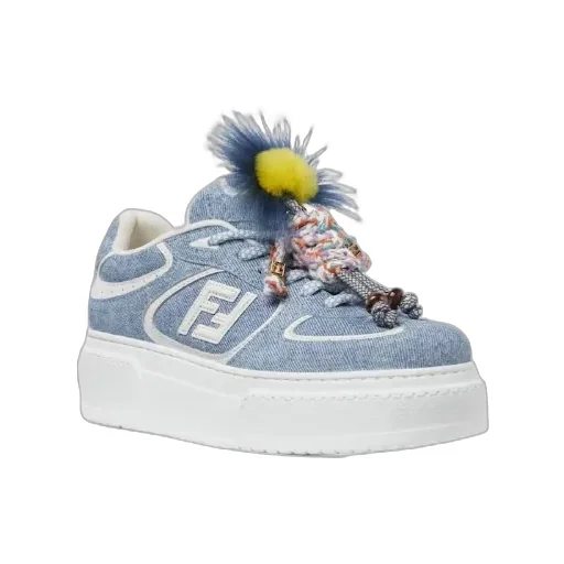 Fendi Match Platform Low-Top Sneakers