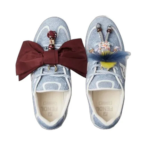 Fendi Match Platform Low-Top Sneakers