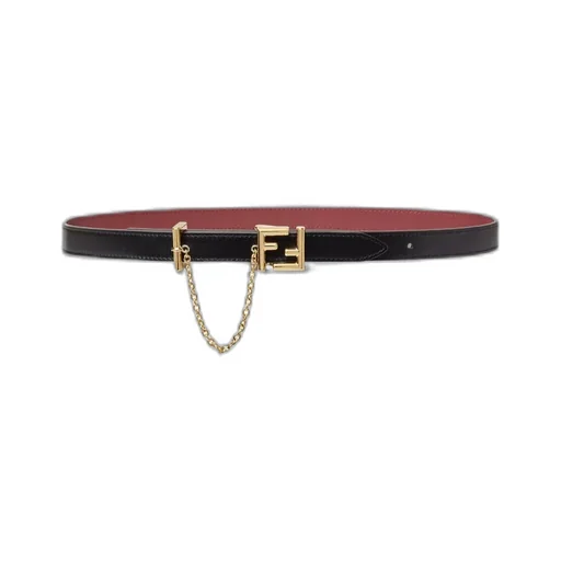 Fendi Ff Buckle Chain Detailed Belt