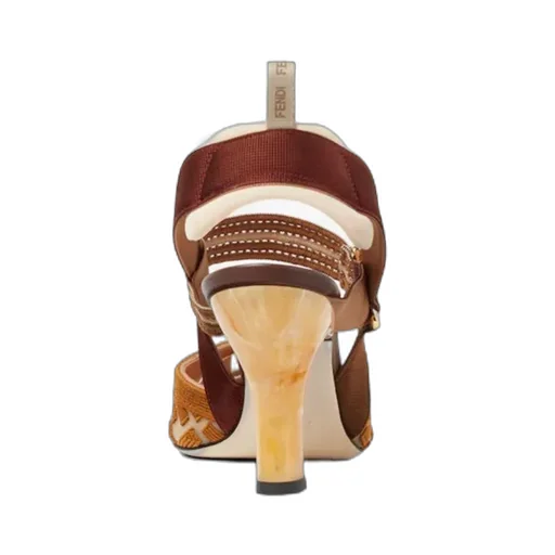 Fendi Colibrì Ff High-Heel Slingback Pumps
