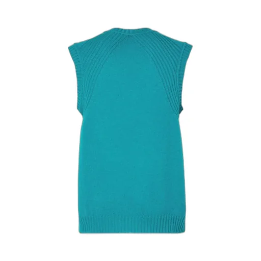 Sleeveless Wool Vest