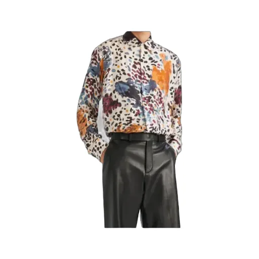 Fendi Falena Printed Long Sleeved Shirt