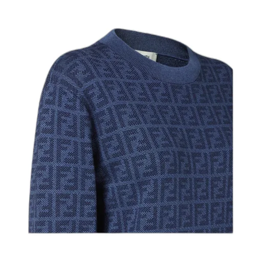 Fendi Ff Jacquard Crewneck Jumper
