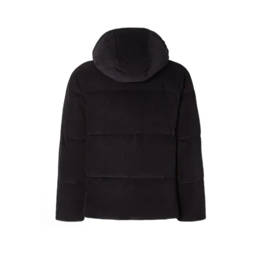 Black Corduroy Down Jacket