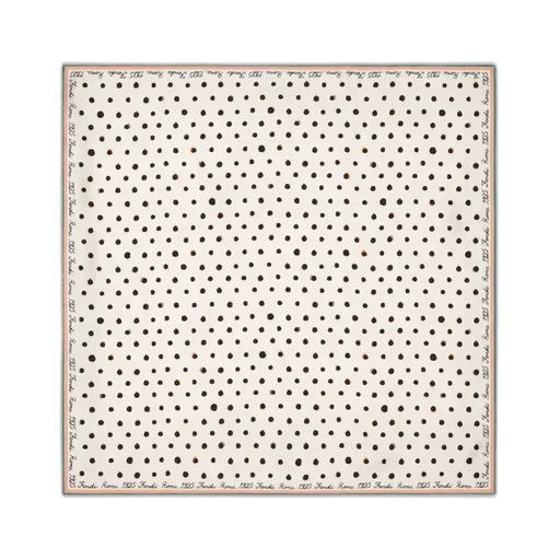 Falena Dots Printed Silk Scarf