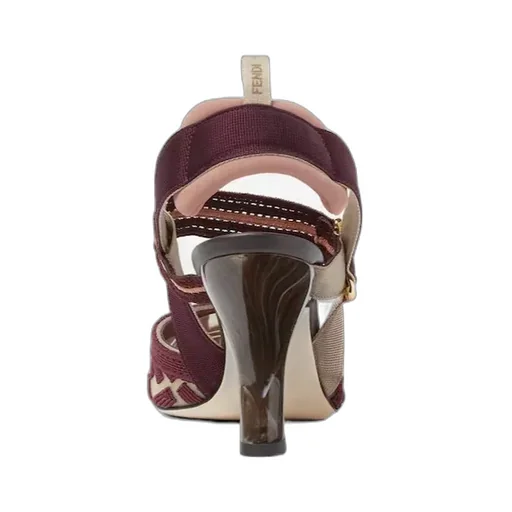 Fendi Colibr Ff High-Heel Slingback Pumps