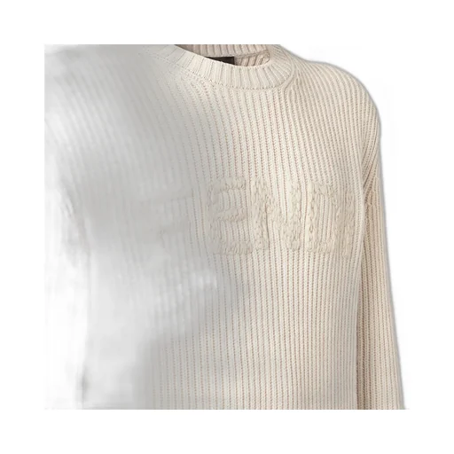 Fendi Logo Lettering Crewneck Jumper