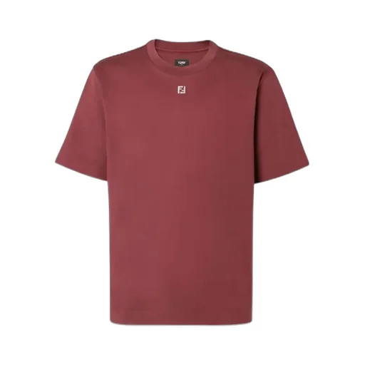 Fendi Ff Plaque Crewneck T-Shirt