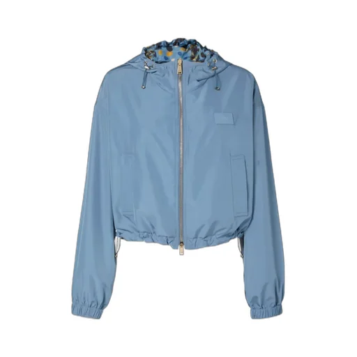 Fendi Printed Reversible Hooded Jacket