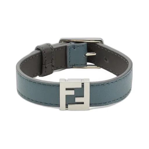 Fendi Ff Logo Plaque Bracelet