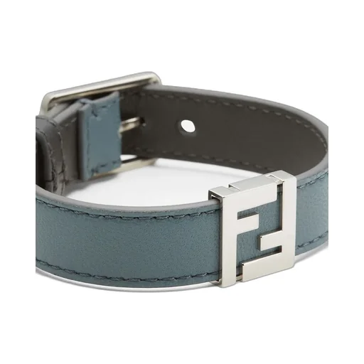 Fendi Ff Logo Plaque Bracelet