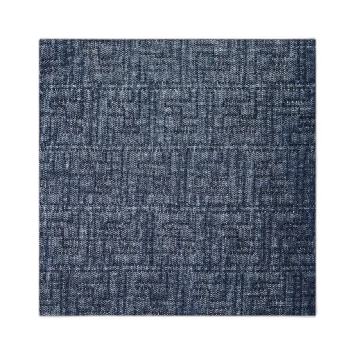 Fendi Ff Jacquard Denim Midi Skirt