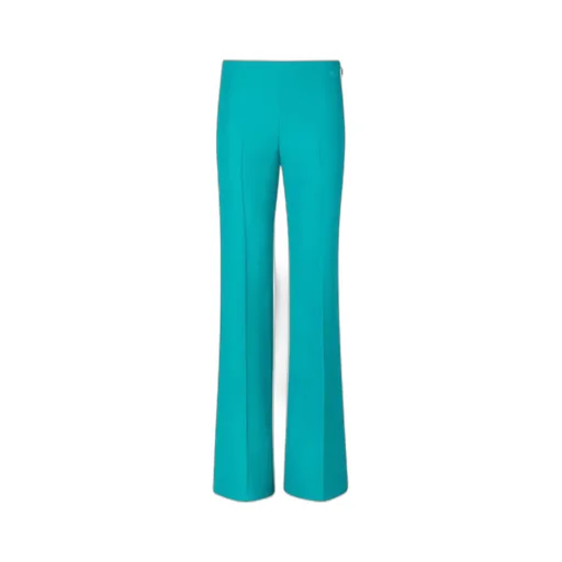 Fendi Logo Embroidered Flared Trousers
