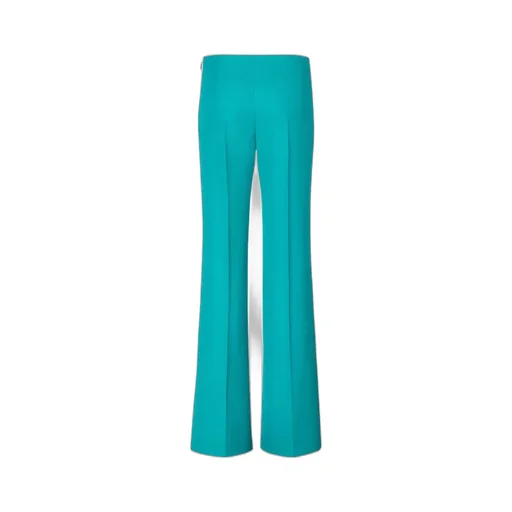 Fendi Logo Embroidered Flared Trousers
