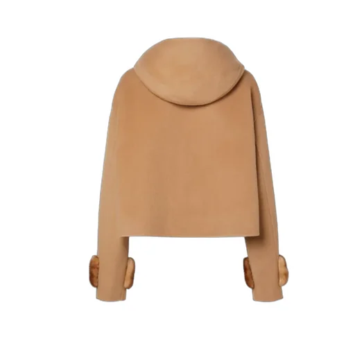 Beige Double-Sided Cashmere Jacket