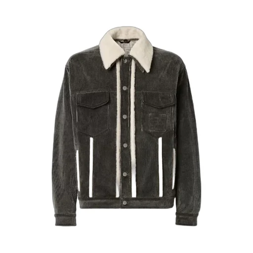 Black Corduroy Blouson