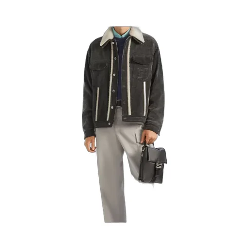 Black Corduroy Blouson