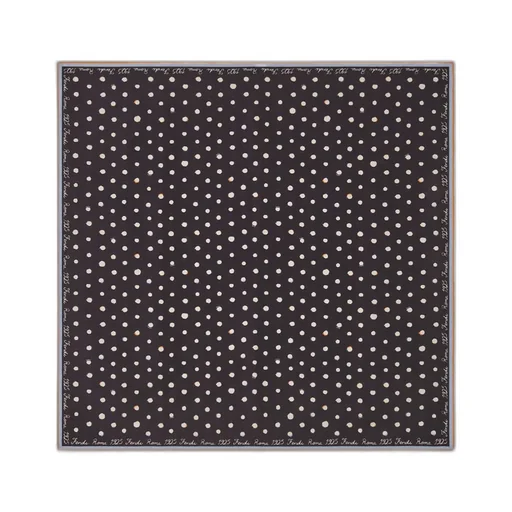 Falena Dots Print Silk Scarf