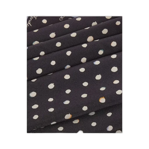 Falena Dots Print Silk Scarf