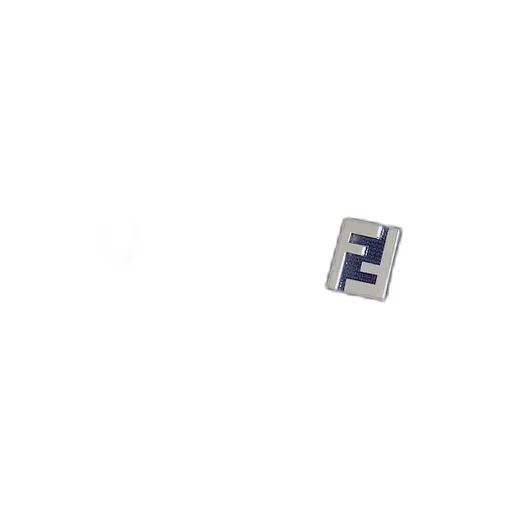 Fendi Ff Plaque Long Sleeved Polo Shirt