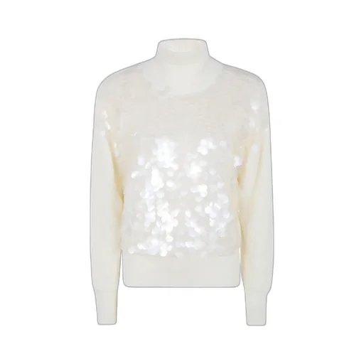 Fabiana Filippi Sequined High-Neck Knitwear