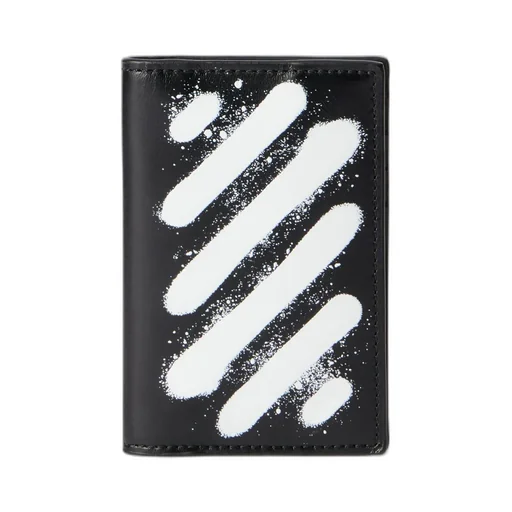 Off-White Stripe Detailed Bi-Fold Wallet