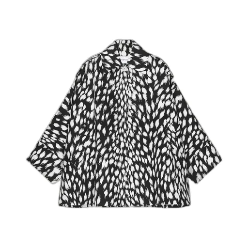 Givenchy Cocoon Collared Short Coat
