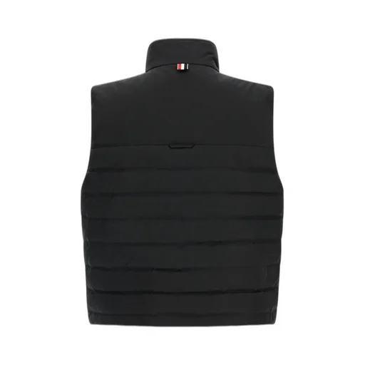 Thom Browne Shiny Ripstop Lightweight Down 4-Bar Vest
