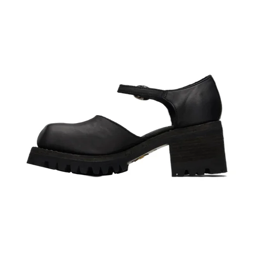 Soft Horse Mary Jane Loafers