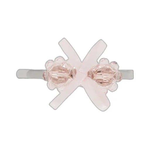 Beaded Bow Hair Clip
