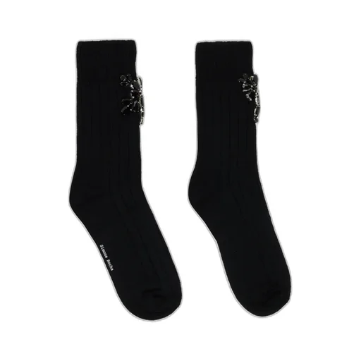 Rose Embellished Ankle Socks