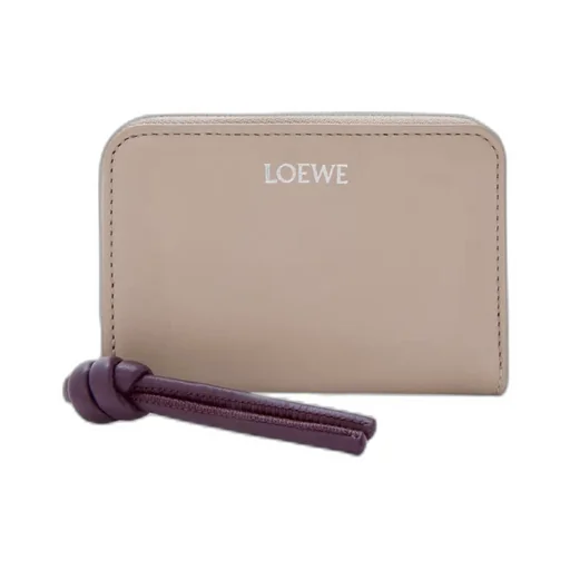 Zipped Coin Purse In Shiny Nappa Calfskin
