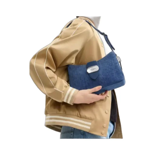 Eliza Shoulder Bag In Signature Denim