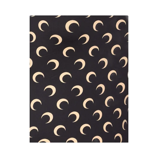 Marine Serre Moon Printed Jersey Square-Neck Top
