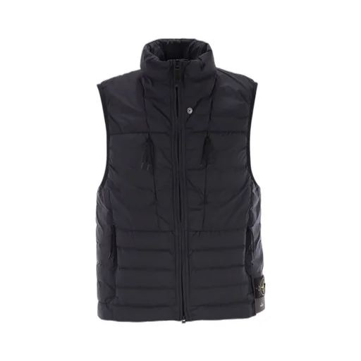 Stone Island Logo Patch High Neck Padded Gilet