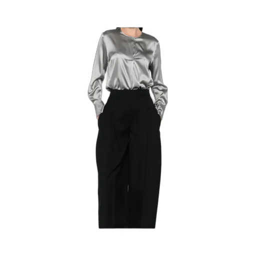 Peserico Long Sleeved Satin Blouse