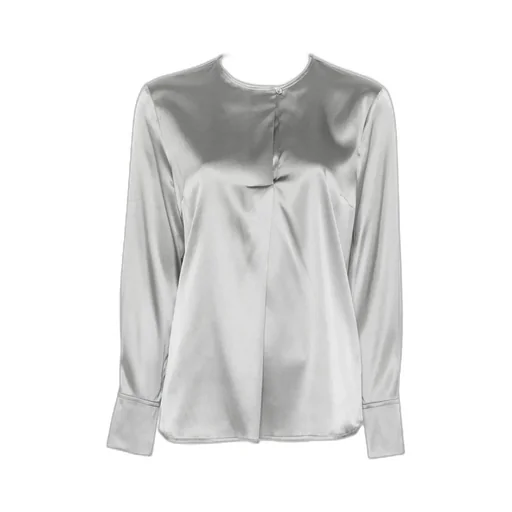 Peserico Long Sleeved Satin Blouse