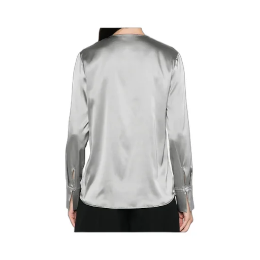 Peserico Long Sleeved Satin Blouse