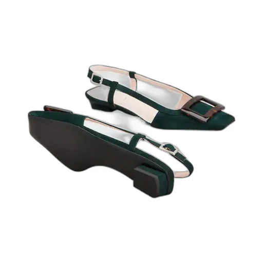 Belle Vivier Slingback Ballerinas In Suede