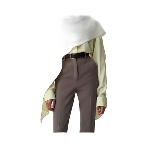 Lucia Straight-Leg Trousers