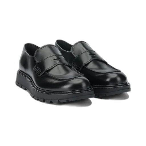 Prada Logo-Detailed Slip-On Loafers