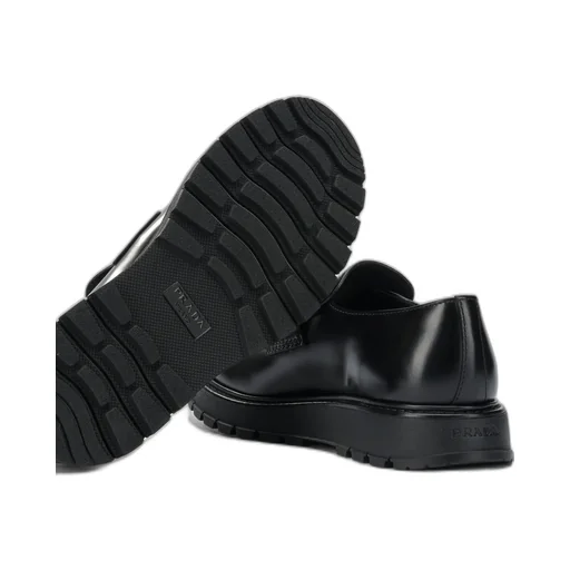 Prada Logo-Detailed Slip-On Loafers