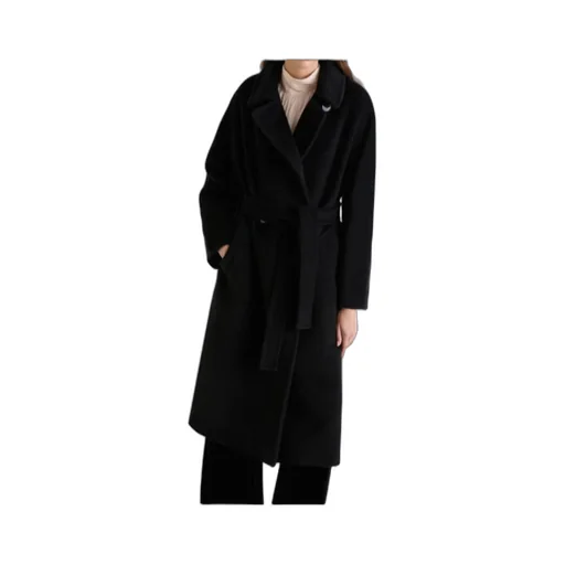Double-Breasted Beaver Cloth Coat