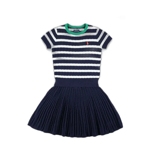 Short-Sleeved Knit Top And Skirt Set