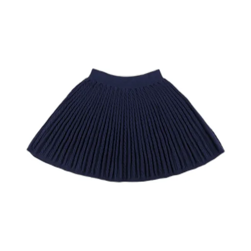 Short-Sleeved Knit Top And Skirt Set