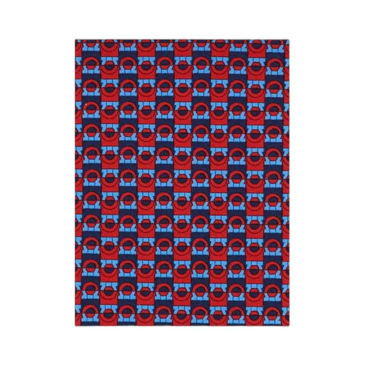 Gancini Bicolor Print Silk Tie