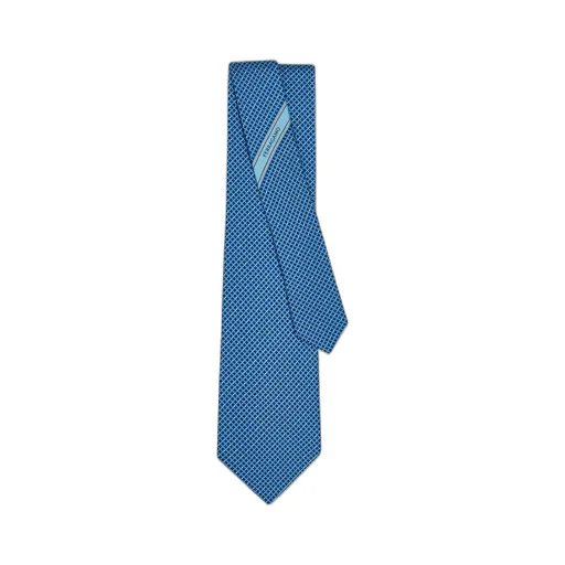 Gancini Striped Print Tie