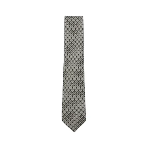 Gancini Printed Tie
